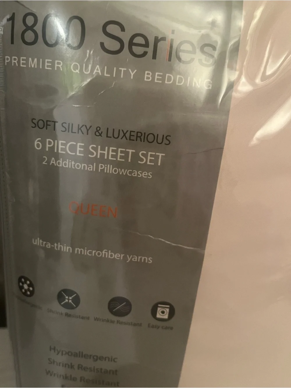 Queen Sheet Set in Light Cream color